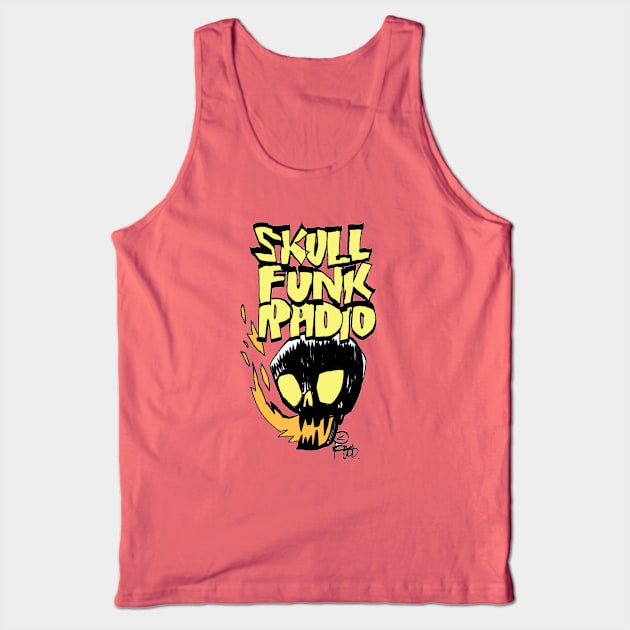 SKULL FUNK RADIO Tank Top by Jim Mahfood